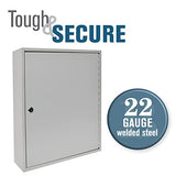 BankSupplies STEELMASTER Key Holder Cabinet - 200-Key Cabinet - 200 Easy-to-Write-On Key Tags