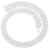 Ucciyo VVSI 20MM Moissanite Chain For Men Luxury Cuban Link Chain