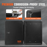 Key Safe with Combination & Key Lock, Digital Security Storage Box Steel Key Organizer with Adjustable Racks