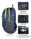 WATERFLY Lightweight Packable Hiking Backpack: 30L Foldable Travel Daypack Ultralight Camping Day Pack for Woman Man