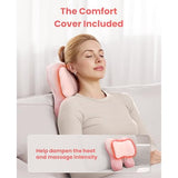 BOB AND BRAD Back Massager with Heat FSA Eligible, EZBack Corded Back Massager for Pain Relief Deep Tissue, Shiatsu Back Massage Pillow, Soothing Muscle Tension Upper & Lower Back Relief