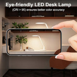 Kitloo Desk Lamps for Home Office with Stable Base, 1000LM Ultra Bright Eye-Caring Desk Light