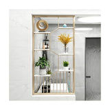 Metal Room Divider Privacy Screen Decorative Entryway Partition