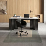 Glass Office Chair Mat by Vitrazza 66x66 XL Chiaro, Carpet & Hard Floors