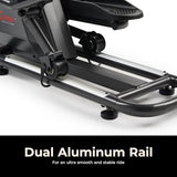 Sunny Health & Fitness Upright Elliptical Exercise Machine with Pulse Sensor for Full Body Cross Training Exercise Cardio Machine for Home, Optional Long Stride via Bluetooth and SunnyFit App Access
