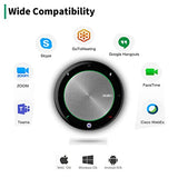 Bluetooth Speakerphone with Dongle Teams Certified, Portable Conference Speaker and Microphone for Meeting, Softphone