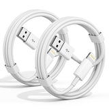 Car Apple CarPlay Cable, 2 Pack 3FT iPhone Charger Cord [Apple MFi Certified] USB to Lightning Cable Fast Charging for iPhone 14, 14 Pro Max, 13/12/11/X/XS/XR/XS, iPad