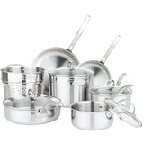 Viking Artisan 3-Ply Stainless Steel 11-Piece Cookware Set
