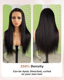 BEEOS 360 Drawstring SKINLIKE Real HD Lace Frontal Wig Human Hair
