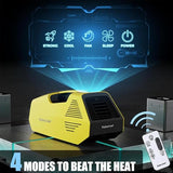 Portable Air Conditioner,Fishing Car,Truck,Outdoor,tent air conditioner for camping,Tent Air Conditiones Outdoor Air Conditioner,portable tent air conditioner,2380 BTU Outdoor Air Conditioner (yellow)