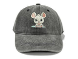 GDIQ Bunny Baseball Hat for Kids, Cute Rabbit Gifts for Boys Girls