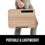GORILLA GRIP Laptop Lap Desk with Phone Holder, Pillow Cushion Desks Fit Laptops up to 15.6", Gifts for Home
