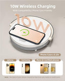 EZVALO Gifts for Women, 4-in-1 Bluetooth Speaker, Bedside Lamp with Wireless Charger, Dimmable Night Light and Phone Holder