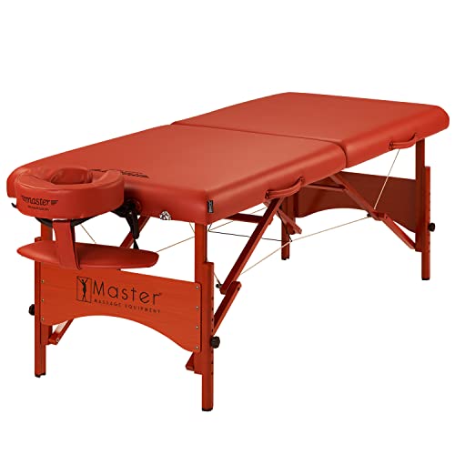 Sport Size Portable Massage Table, 25 Inch- Lightweight and Supportive- Bonus Accessories Included- Tattoo Bed Master Massage