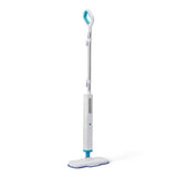 Amazon Basics Steam Mop for All Sealed Hard Floors, Heats Up in 30 Seconds, Chemical-Free Cleaning, 3 Washable Pads, 20-Foot Cord, White