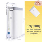 GRSJKRI Portable Thermal Label Printer Fast Printing Mall Home Office Use with Waterproof Label Paper
