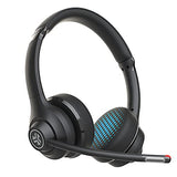 JLab Go Work Wireless Headsets with Microphone, 45+ Playtime PC Bluetooth Headset and Multipoint Connect to Laptop