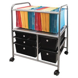 Advantus Letter/Legal File Cart with Five Storage Drawers
