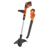 BLACK+DECKER 40V Max Cordless Sweeper & String Trimmer Combo Kit (LCC340C)