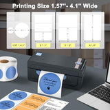 Bluetooth Thermal Shipping Label Printer – Wireless 4x6 Shipping Label Printer, Compatible with Android