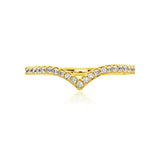 Oseew 0.35CT Lab Grown Diamond Wedding Band For womens Stackable Bands and Wedding Rings(yellow gold) Engraving text