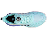 K-Swiss Women's Pickleball Supreme Shoe, Tanager Turquiose/Persian Jewel/Black, 5 M