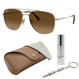 Ray-Ban RB8097 WILLIAM TITANIUM Sunglasses with Official Eyewear Kit