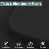 Shinnwa Dining Chair Pads, Patented Design Memory Foam Kitchen Chair Cushions, 17" x 16" x 2", Black