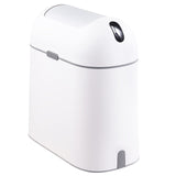 Trash Bin with Butterfly lid, Bathroom Decor Waste Basket Garbage Bin for Bedroom Kitchen and Office use