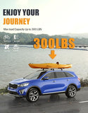 KINGGERI 300lbs Lockable Roof Rack Cross Bars Compatible with KIA Sorento 2016 2017 2018 2019 2020 with Flush Side Rails, Heavy Duty Aluminum Roof Rails Crossbars Rooftop Cargo Carrier Luggage