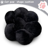 DOBUONO Cat Paw Cushion Kawaii Office Chair Cushion Comfy Plush Gaming Chair Cushion Kawaii Seat Cushion 28"x 24" (Black)