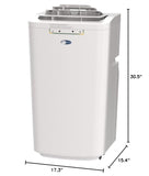 Whynter ARC-110WD 11,000 BTU (5,900 BTU SACC) Portable Air Conditioner, White