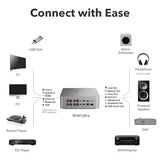 WiiM Ultra Hi-Res Music Streamer with Touchscreen & ESS DAC, Silver