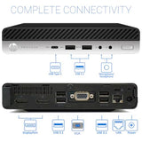HP ProDesk 600 G4 Mini Desktop PC, Intel 6-Core i5-8500T