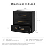 Mopio Blake 4 Piece Entertainment Center with Storage