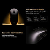 ATK Dragonfly A9 MINI+ Wireless Gaming Mouse, PAW3955 Master Sensor, DPI up to 50,000, 39g Ultra-Lightweight, 8K Polling, 200 Hr Battery Life, All-New Nano Coating, Dual-Mode 2.4G/Wired - Pink