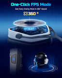 Computer Headset with 7.1 Surround Sound, Noise Canceling Mic, 50MM Driver, Wired Headphones for PC