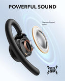 Powerful Sound, Clear Calls, IP55, 36H Playtime, Bluetooth 5.4 Wireless Earbuds, Multipoint Connection