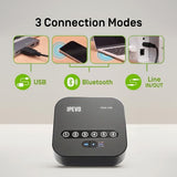 Wireless Pair up to 6 Conference Speakers/Microphones Vocal, 360°Voice Pickup, Two-WayAI Noise Reduction, Audio