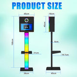 Mirror Photo Booth 15.6" with Camera and Printer,Selfie DSLR Mirror Photo Booth with Flight Case