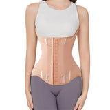 MISTHIN Waist Cincher Corset Sport Girdle Trimmer Double Belt Wrap Waist Trainer Shaperwear Tummy Control Shaper for Women (Brown, XX-Large)
