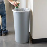 Rubbermaid Commercial Products Untouchable Trash Can, Gray, 22-Gallon