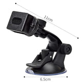 UAYESOK Handheld Radio Car Mount, Stable Walkie-talkie Vehicle Holder (Vacuum Suction Cup, Windshield Dashboard Mounting) For Ham HT, Speaker Mic, Scanner