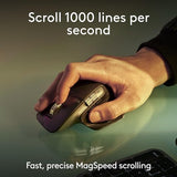 Logitech MX Keys S Combo for Mac, Wireless Keyboard and Mouse with Palm Rest, Backlit Keyboard