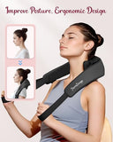THERAZZAGGE Cordless Neck Massager with Heat [2026 Upgraded] - Neck Shoulder Massager for Pain Relief Deep Tissue, 6D Deep Kneading Shiatsu Back Massage, FSA Eligible HSA Store Eligible