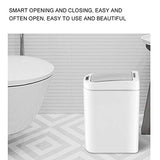 ASWRTYJO 7L Home Intelligent Trash Can Automatic Induction Electric Waste Bins