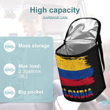 generic Colombia Flag Car Trash Can,Car Accessory Interior Garbage Can,Automobile Universal Bin Organizer