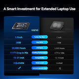 llano Gaming Laptop Cooler, V12 Laptop Cooling Pad Stand with 5.5inch Fan, Fast Cooling Computer Laptop 15.6-21in, Adjustable Speed