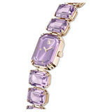 Swarovski Watch, Octagon Cut Bracelet, Purple, Champagne Gold-Tone Finish