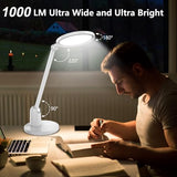 Kitloo Desk Lamps for Home Office with Stable Base, 1000LM Ultra Bright Eye-Caring Desk Light